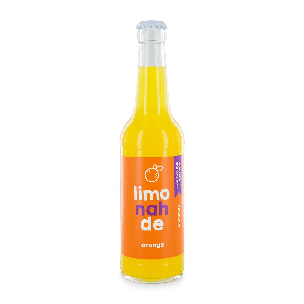 LimoNAHde Orange in der 0,33 Liter Mehrwegflasche bei BreLunch